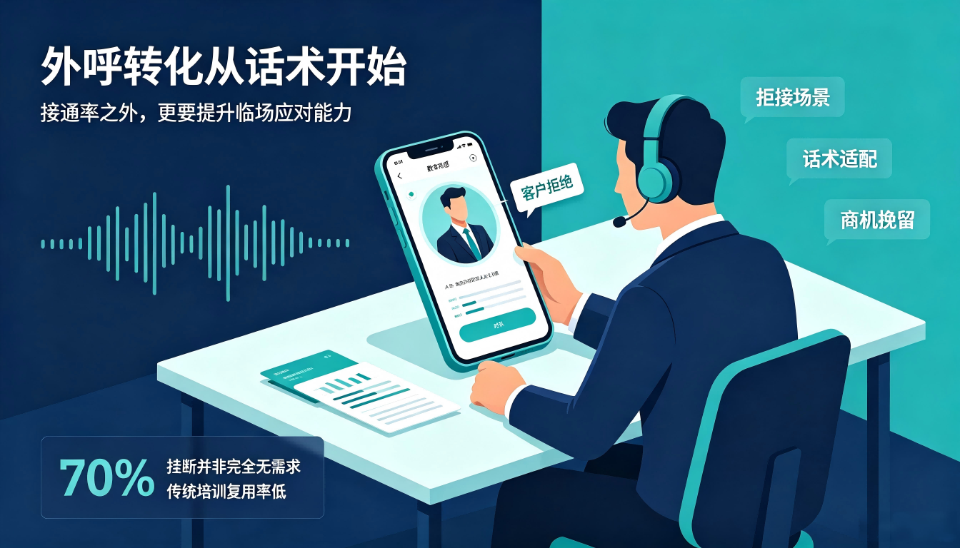 客服团队的智能培训辅助销售推演沟通全流程拉高业务成交的几率