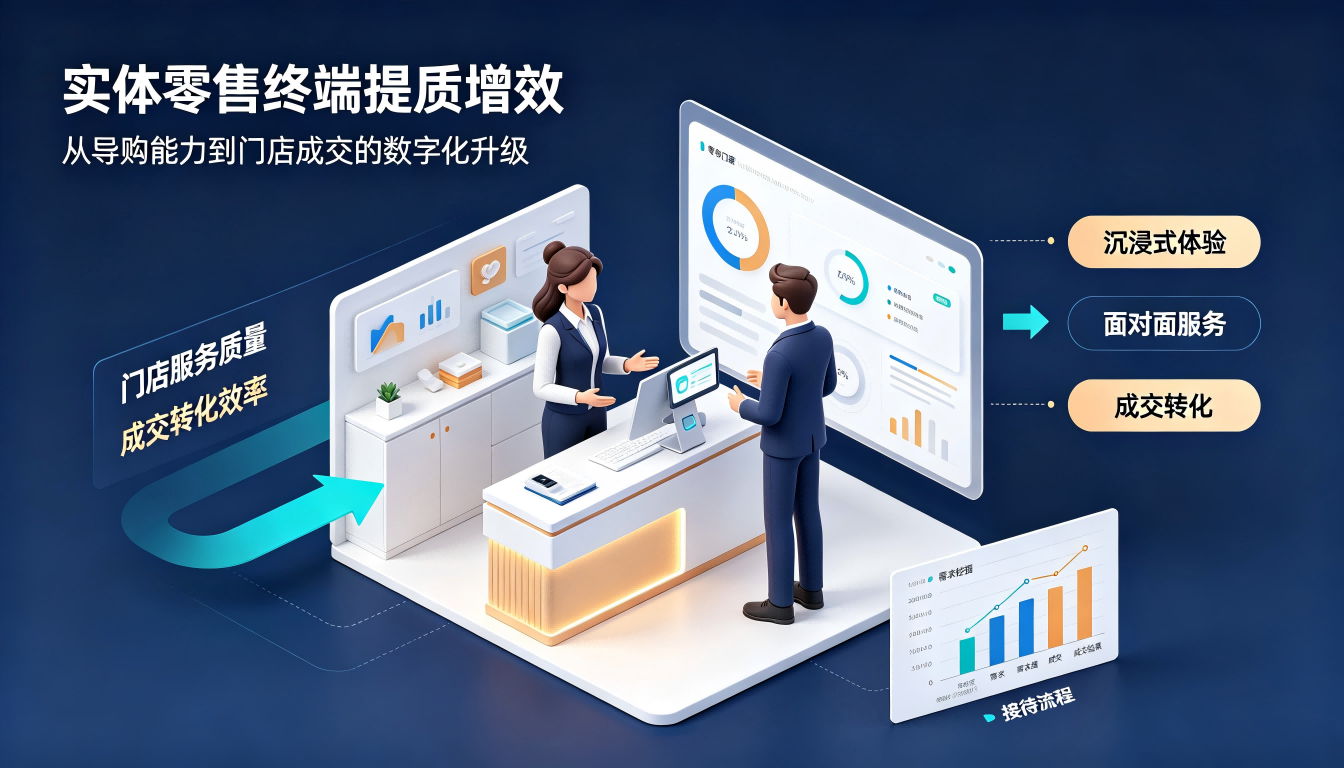 门店导购接待顾客容易冷场，AI 客户销售模拟打磨到店接待推介话术