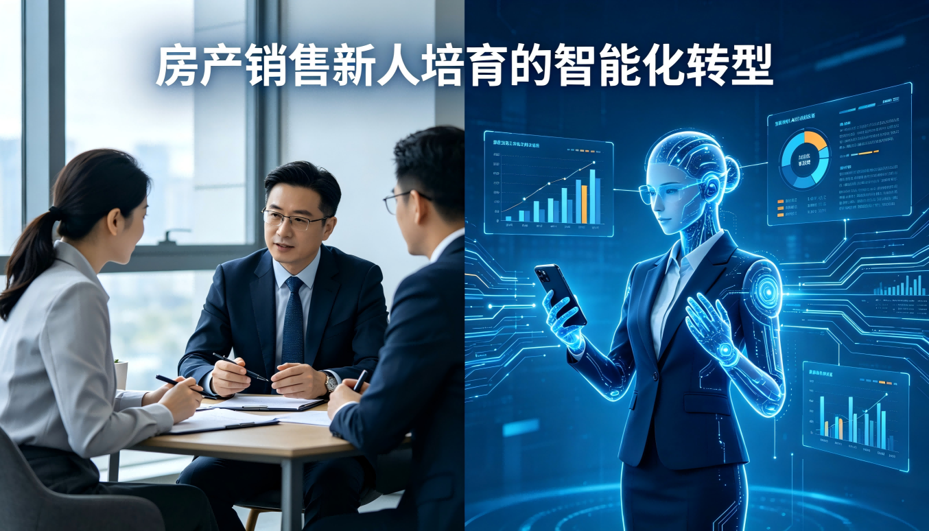 大模型新人 AI 陪练方案助房产经纪人提升拓客成交实绩