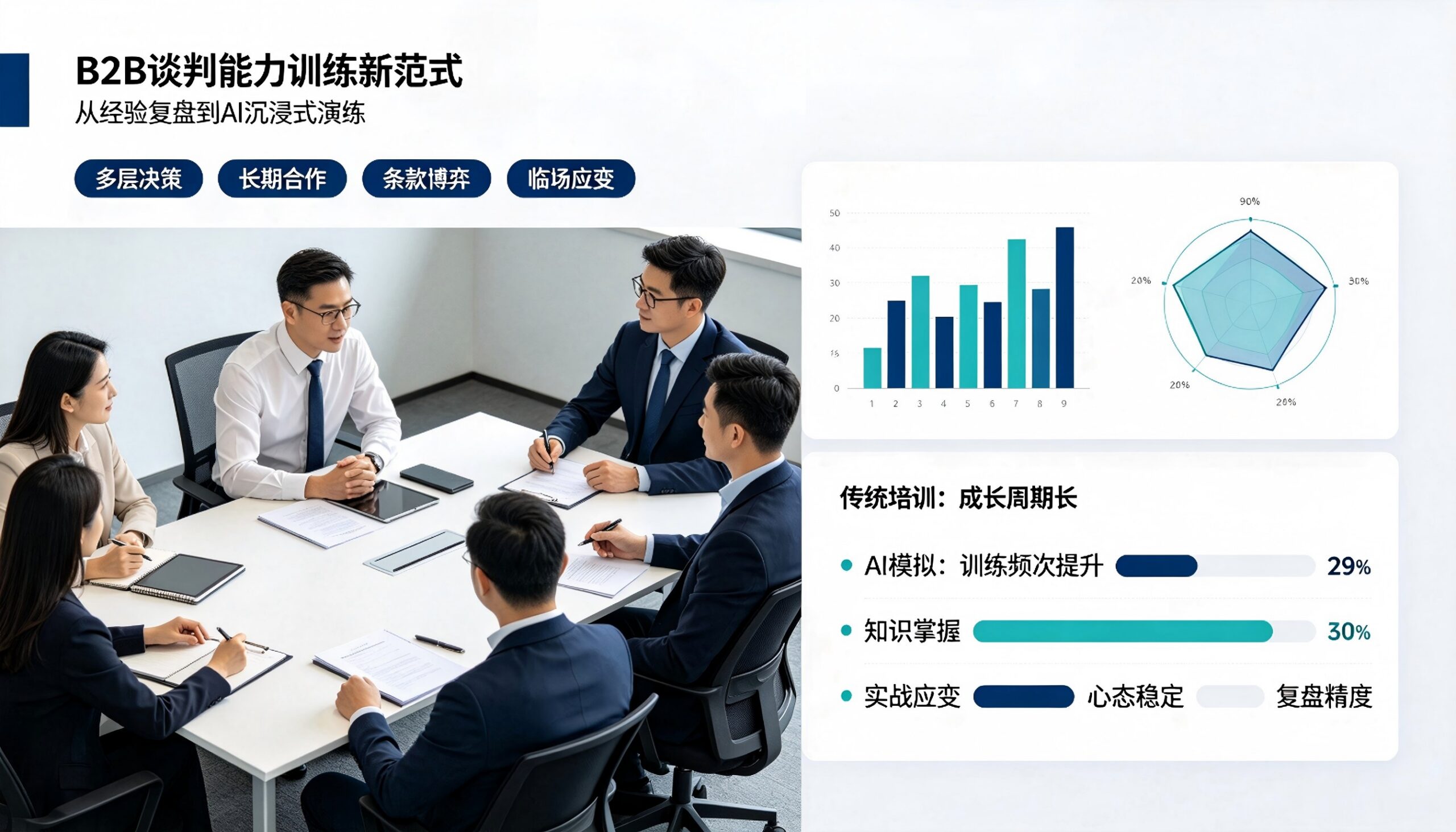 B2B 客户经理模拟客户谈判，用AI 销售角色扮演快速掌握应对技巧
