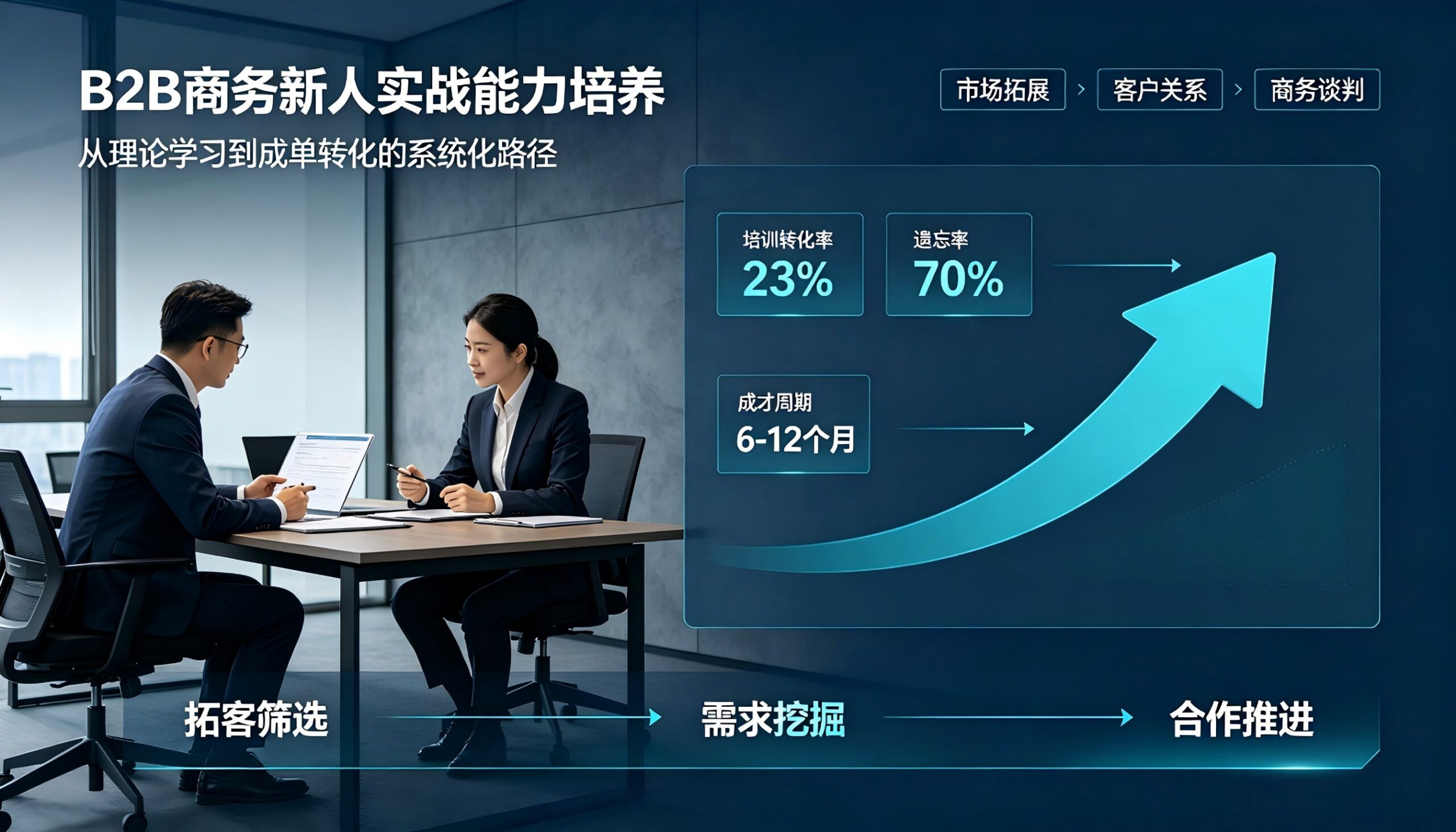 B2B客户经理外呼经验不足，智能体外呼智能培训模拟客户异议场景