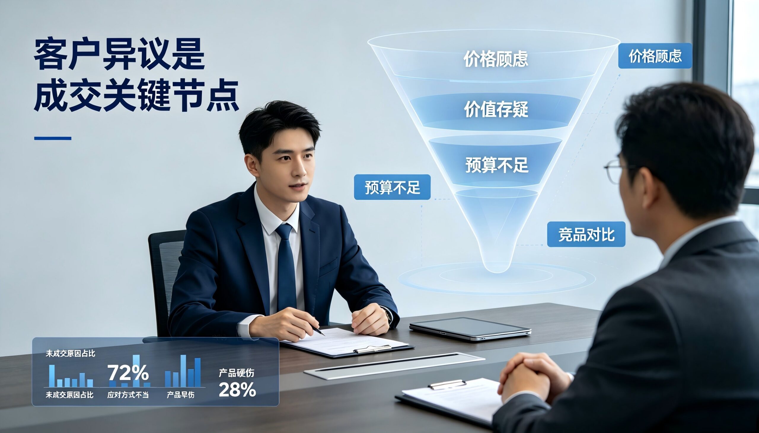 销售实战模拟平台助力业务人员快速掌握客户异议处理核心技巧